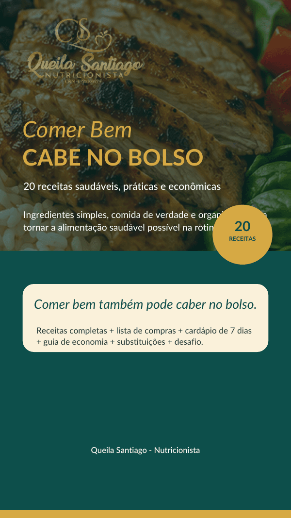 Capa do e-book Comer Bem Cabe no Bolso